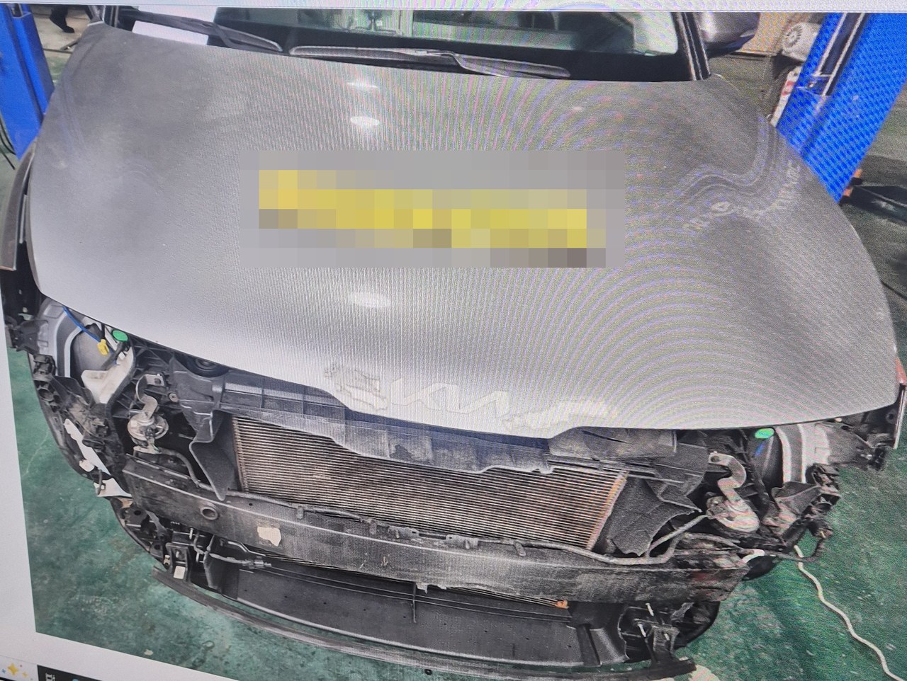 스포티지 후드 판금